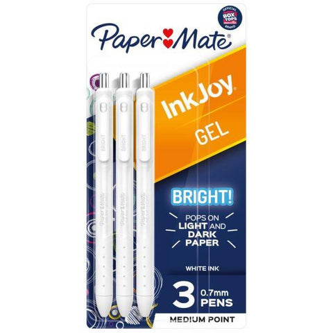 Inkjoy - White Gel Pens