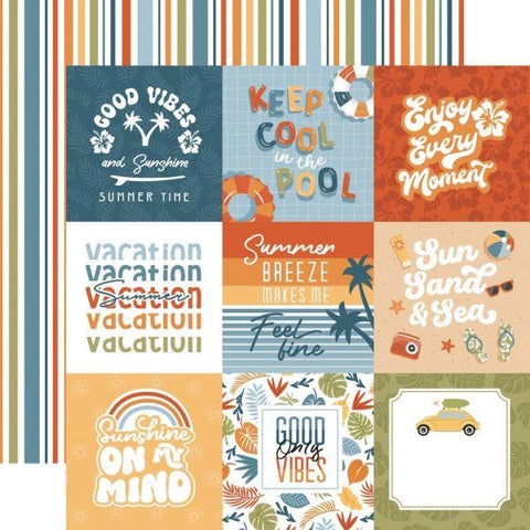 Summer Vibes - 4x4 Journaling Cards