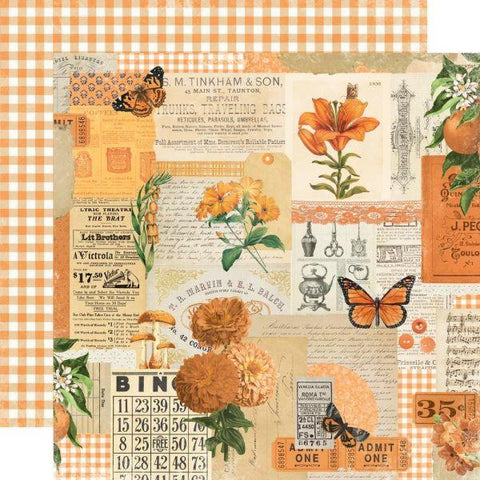 Simple Vintage Essentials Color Palette - Orange Collage