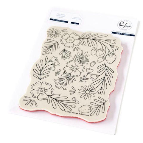 Berries & Blossoms - Cling Stamps