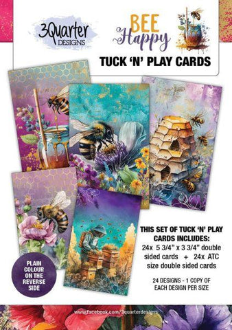 Bee Happy - Tuck N Play Cards