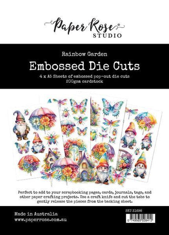 Rainbow Garden - Embossed Die Cuts