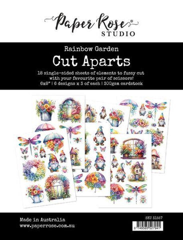 Rainbow Garden - Cut Aparts Paper Pack