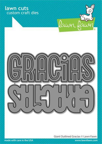 Giant Outlined Gracias Dies