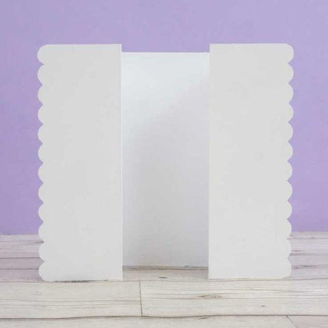 Luxury Shaped Card Blanks & Envelopes - Scalloped Edge Gatefold