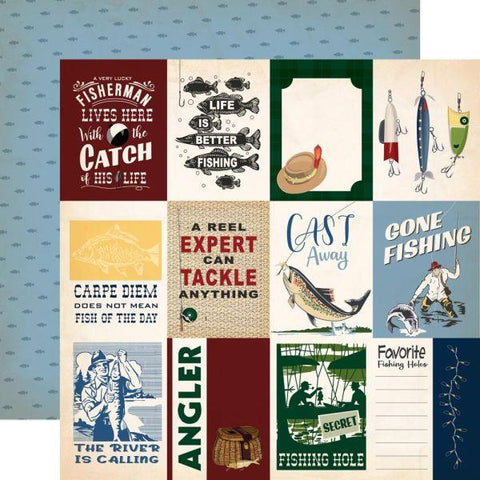 Gone Fishing - 3x4 Journaling Cards