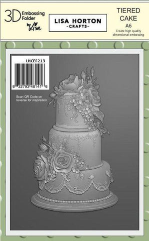 Tiered Cake - 3D Embossing Folder & Die