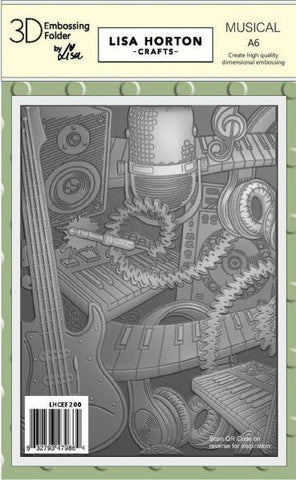 Musical - Embossing Folder