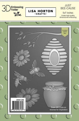 Just Bee-Cause - Embossing Folder & Dies