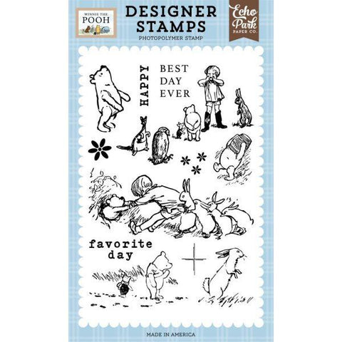 Winnie the Pooh - Clear Stamps - Favorite Day with Pooh