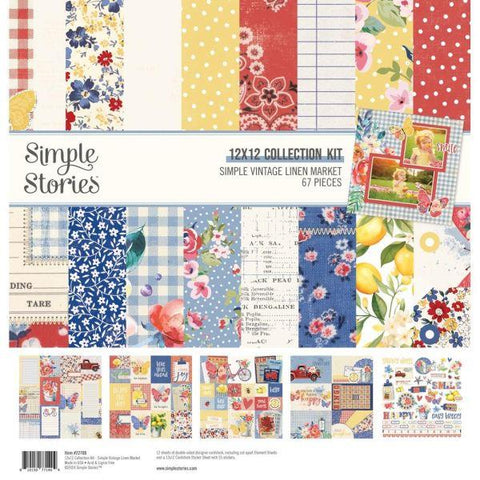 Simple Vintage Linen Market - 12x12 Collection Pack