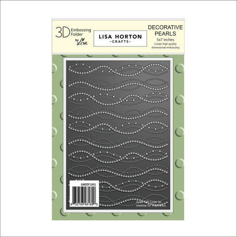 Decorative Pearls - Embossing Folder