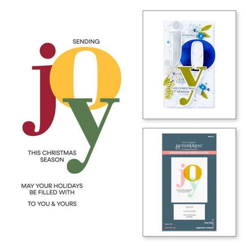 Home for the Holidays Collection - Coler Mix Joy Registration Press Plates