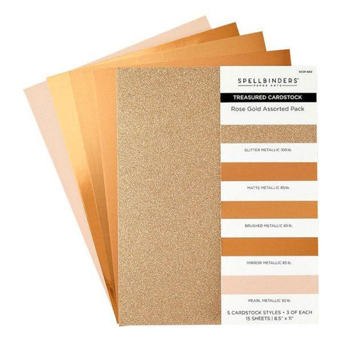 Treasured Cardstock - Rose Gold Assortment