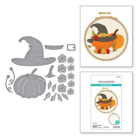 NIchol's Needlework Collection - Faux Embroidered Pumpkin Dies