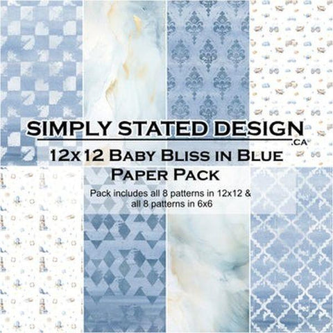 Baby Bliss in Blue - 12x12 Collection Pack