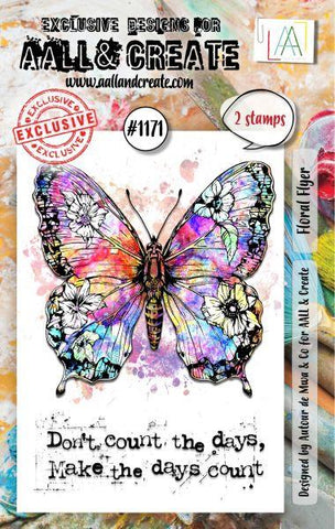 Floral Flyer - Clear Stamps