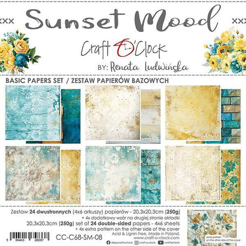 Sunset Mood - 8x8 Collection Pack - Basics