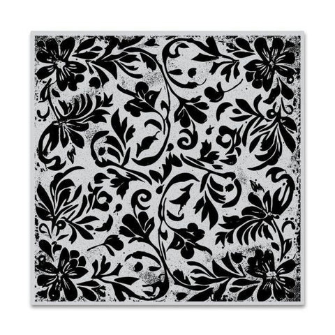 Abstract Poinsetta Bold Prints Cling Stamp