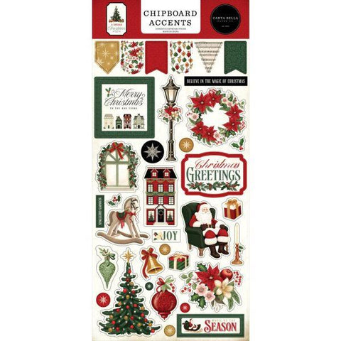 Vintage Christmas - Chipboard Accents