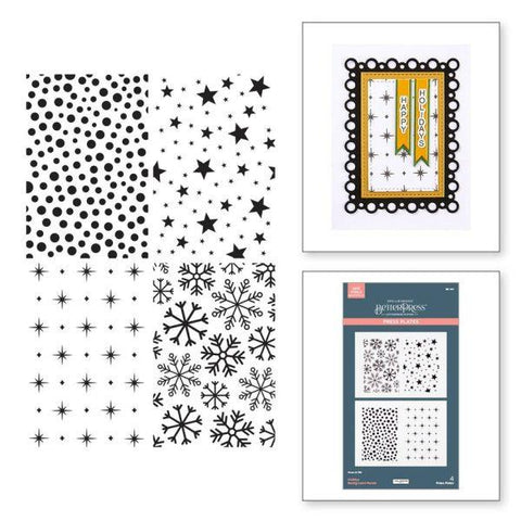 Essential Holiday Collection - Holiday Background Panels - Press Plates