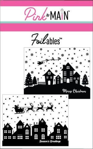 Santa Scenes - Foilable Panels