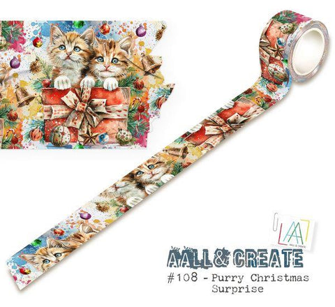 Layer It Up Washi Tape - Purry Christmas Surprise