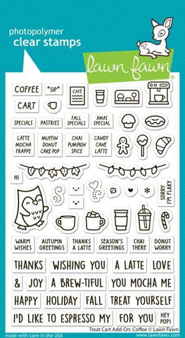 Treat Cart Add On:  Coffee - Clear Stamps