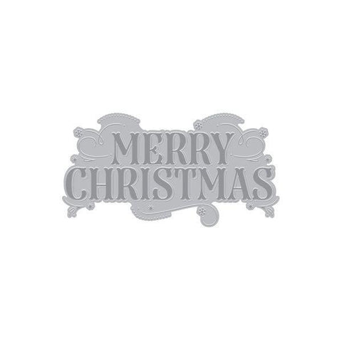 Merry Christmas Letterpress & Foil Plate