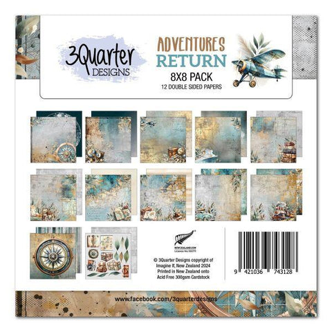 Adventures Return - 8x8 Paper Pack