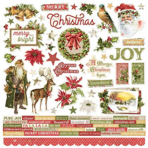 Simple Vintage Yuletide - Stickers