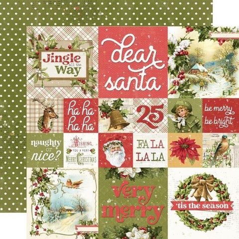 Simple Vintage Yuletide - 2x2 & 4x4 Elements