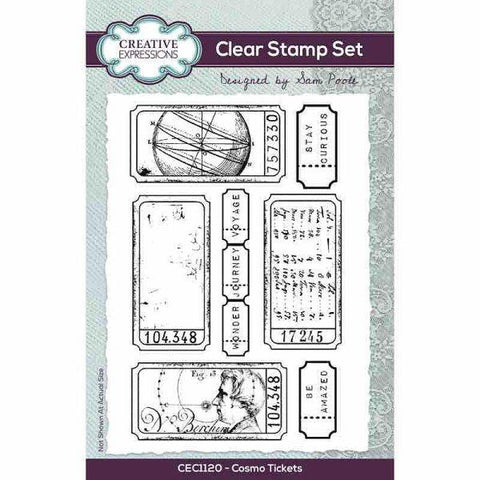 Cosmo Tickets - Clear Stamps