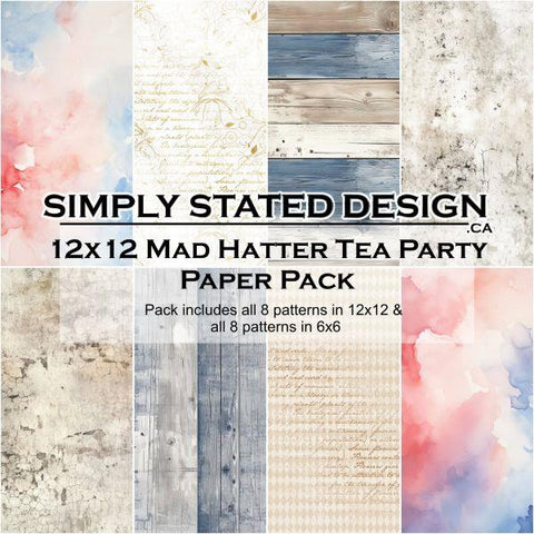 Mad Hatter Tea Party - 12x12 Paper Pack