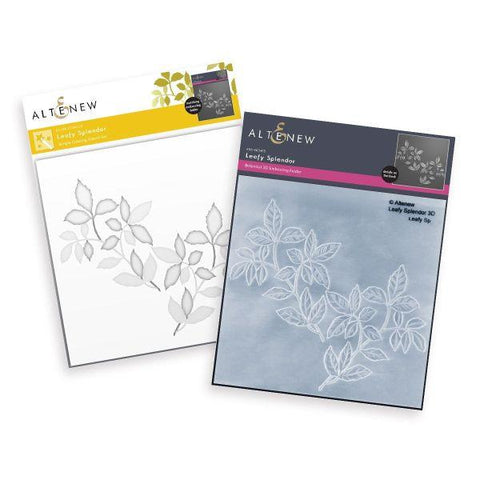 Leafy Splendor - 3D Embossing Folder & Stencil Bundle