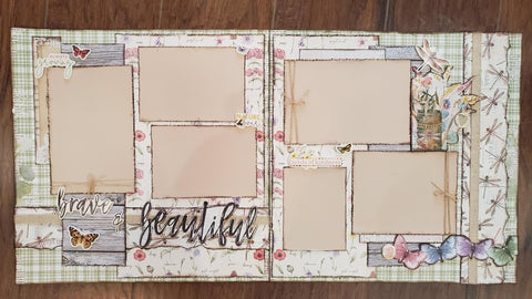 Brave & Beautiful 12 x 12 Layout Kit