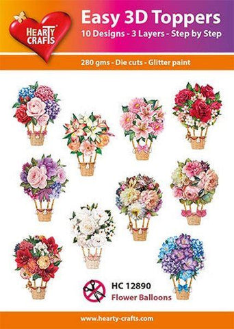 Easy 3D Toppers - Flower Balloons