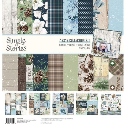 Simple Vintage Fresh Snow - 12x12 Collection Kit