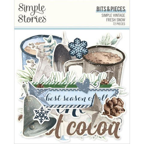 Simple Vintage Fresh Snow - Bits & Pieces