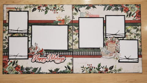 Happy Holidays 12 x 12 Layout Kit