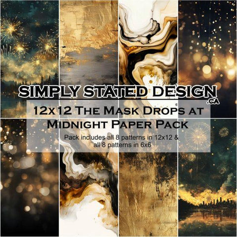 The Mask Drops at Midnight - 12x12 Collection Pack