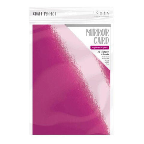 Magneficent Magenta - High Gloss Mirror Cardstock