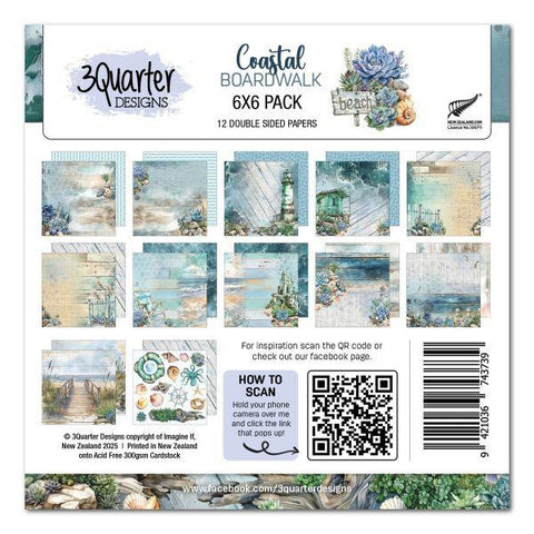 Coastal Boardwalk -6x6 Collection Kit