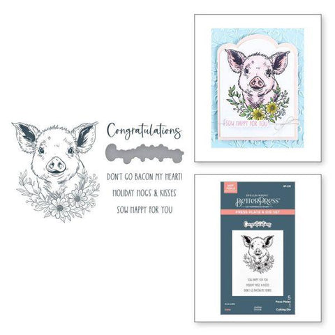 Justine's Farm Collection - Daisy BetterPress Plate & Die Set