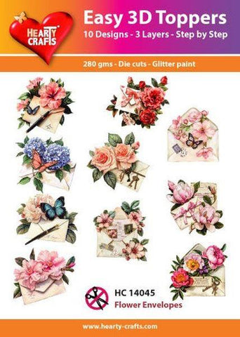 Easy 3D Toppers - Flower Envelopes