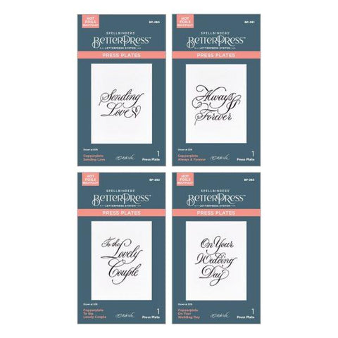 Copperplate On Your Wedding Day BetterPress Bundle