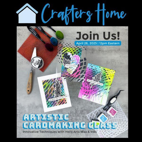 Artistic Cardmaking Class - Saturday, April 26 @ 10am