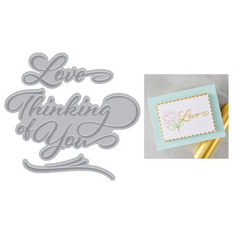 Lovely Letterpress Collection - Love & Thinking of You - BetterPress Plate