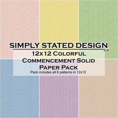 Colorful Commencement - 12x12 Collection Pack - Solids