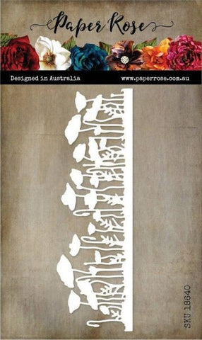 Poppy Garden -Poppy Field Border Die